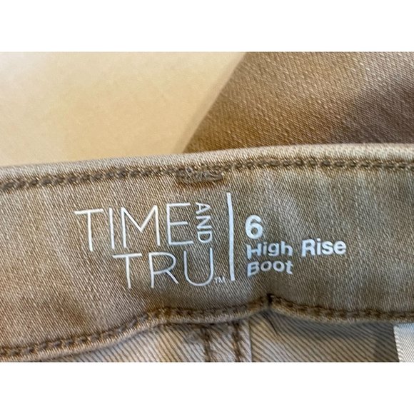 Time and Tru Womens Vintage 1980s Jeans Boot Cut Leg TT3013014 Brown Size 6 - Picture 10 of 13